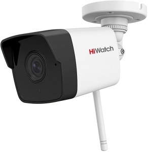 Купить 2Мп уличная цилиндрическая IP-камера c EXIR-подсветкой до 30м и WiFi HiWatch DS-I250W(C) (4 mm)