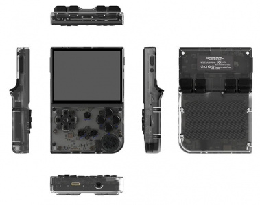 Anbernic Portable Game Console RG35XX 2024 Transparent Black