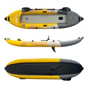 Tourus Inflatable Kayak 328×85×23cm Yellow and Grey, TS-K01