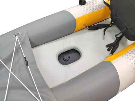 Купить Tourus Inflatable One Seats Kayak 328×85×23cm Yellow and Grey, TS-K01