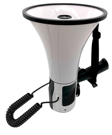 Купить Handheld Megaphone Talk/Siren/Bluetooth/USB/TF/AUX/Rec 80W 2000mAh (106U)