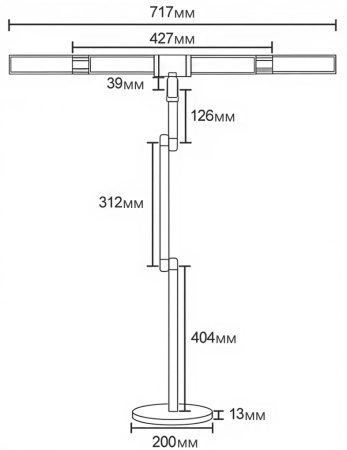 Купить Xiaomi Настольная лампа (XMFDDL09) White