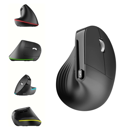 Купить PINKCAT LED Wireless Vertical Mouse (M012) Black 