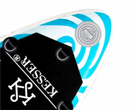 Купить Сап доска для плавания и серфинга с насосом и рюкзаком Kesser Inflatable SUP Board 305*75*15 Wave Light Blue