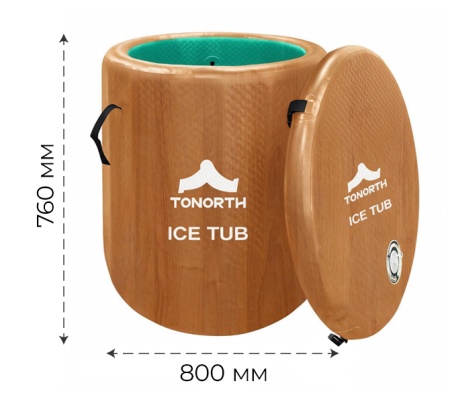 Купить Надувная ледяная ванна Tonorth Inflatable Ice Tub 80x76x32 230L (TS-MCP01) Wood