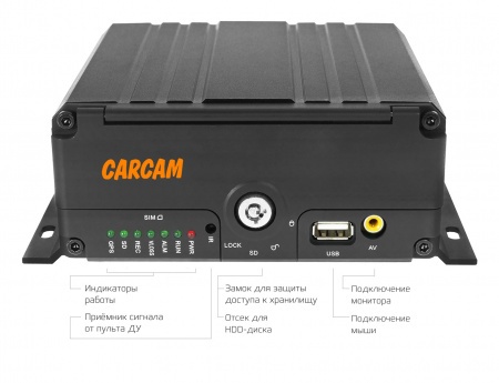CARCAM MVR4444 4G GPS