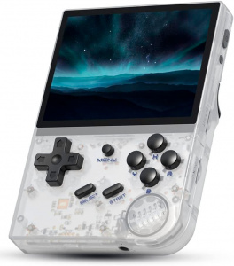 Anbernic Portable Game Console RG35XX 2024 Transparent White