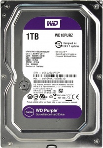 WD Purple WD10PURZ, 1ТБ, HDD, SATA III, 3.5"