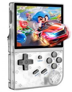 Anbernic Portable Game Console RG35XX 2024 Transparent White