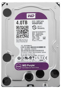 Купить Жёсткий диск HDD 4000 GB (4 TB) SATA-III Purple (WD40PURX)