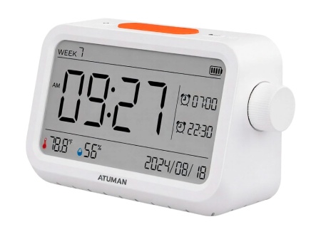 Купить Xiaomi Atuman Multifunctional Thermohygrometer Alarm Clock (MT2)