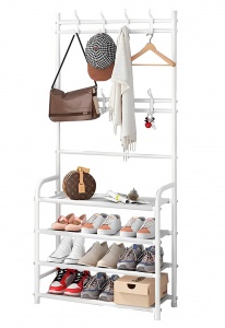 New Simple Floor Clothes Rack With Shelves for Shoes XMJ80