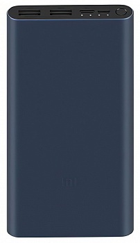 Купить Внешний аккумулятор Xiaomi Mi Power Bank 3 10000 mAh Dark Blue (PLM13ZM) 