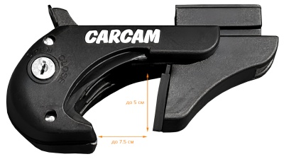 Купить Багажник на рейлинги CARCAM ROOF RAIL 1350 мм 1 поперечина (CC8706) Silver
