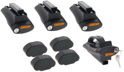 Купить Багажник на рейлинги CARCAM RAIL 8102C+B1 1370 мм