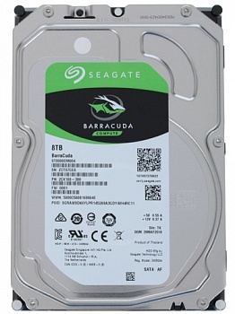Купить Жесткий диск Seagate Barracuda ST8000DM004, 8ТБ, HDD, SATA III, 3.5"