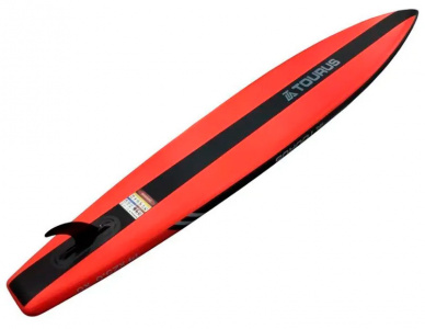 Tourus Inflatable SUP Board 426×65×15cm Black and Red, TS-FR01