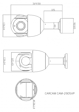 CARCAM CAM-2905M