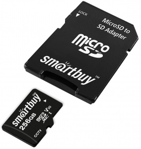 SmartBuy microSDXC 256Gb Class10 U3 V30 (SB256GBSDCCTV)