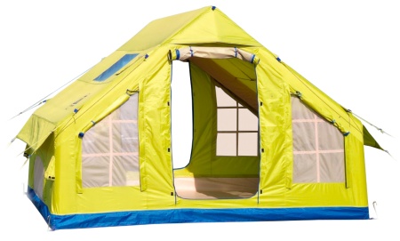 Купить Tourus Inflatable Camping Tent 300×210×200cm Yellow and Blue TS-IT04