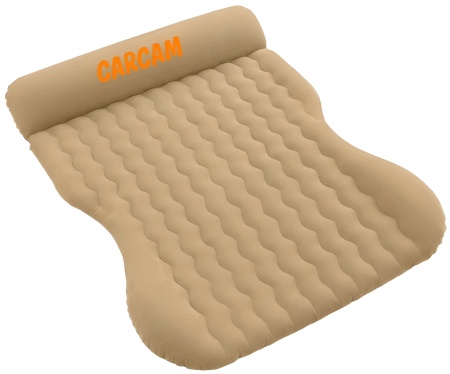 Купить CARCAM Inflatable Auto Airbed, Auto Air Pump, 170x133 cm. (CCMTE1758) Brown