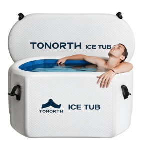 Купить Надувная ледяная ванна Tonorth Inflatable Ice Tub 136x76x62cm 460L (TS-BCP02) White
