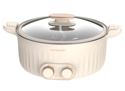 Купить Xiaomi Liven Split Electric Hot Pot 1000W (DHG-200Z) Milky White