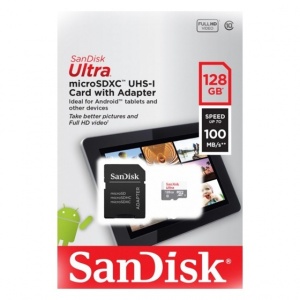 SanDisk Ultra 128Gb microSDXC Class 10 (SDSQUNR-128G-GN6TA)
