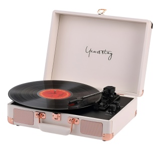 Купить Years Stay Vinyl Record Player In Suitcase (HY-T01) Rose Gold