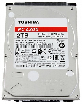 Купить Жесткий диск HDD 2TB 2,5'' SATA