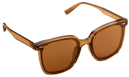 Купить Xiaomi Mijia Square Frame Polarized Sunglasses (MJTA02LM) Amber Brown