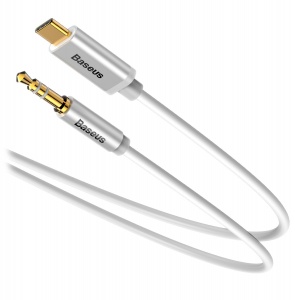 Baseus Yiven Type-C male To 3.5 male Audio Cable M01 White (CAM01-02)