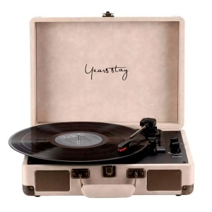 Купить Years Stay Vinyl Record Player In Suitcase (HY-T01) Beige