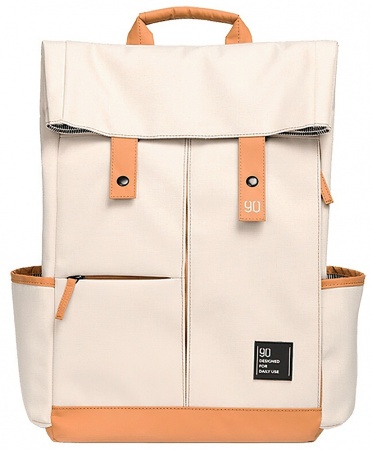 Xiaomi 90 Points Vibrant College Casual Backpack Creamy-White