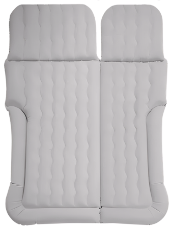 Купить CARCAM Inflatable Auto Airbed, Two Pillows, Auto Air Pump, Repair Kit, 175x155 cm. (CCMTE134) Gray