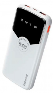 Wekome Pop Digital Series Digital Display Power Bank 10000 mah (WP-43) White