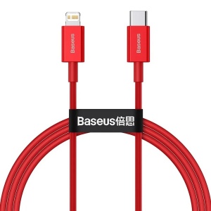 Baseus Superior Series Fast Charging, Type-C - Lightning, 20W, 1 м, Red (CATLYS-A09)