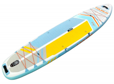 Tourus Inflatable SUP Board 350×86×15cm White and Blue, TS-CA01