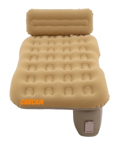 Купить CARCAM Inflatable Back Seat Auto Airbed, Auto Air Pump, Repair Kit, 135x85 cm. (CCMTE1750) Brown