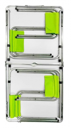 Купить Туристический складной стол и 4 табуретки MirCamping CH020 Green