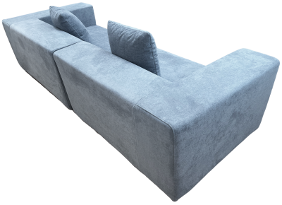 Купить Frameless Foam Sofa Bed 260x100x62 cm. (T-006) Blue Grey