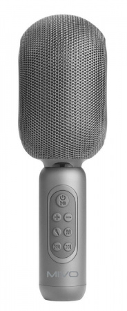 Купить Беспроводной Bluetooth микрофон с караоке Mivo MK-007 Grey