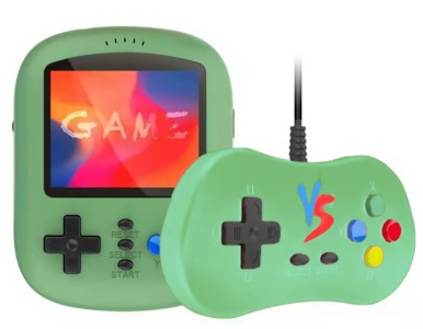 GAME BOX Handheld Game Console K21 620 in 1 (+gamepad) Green