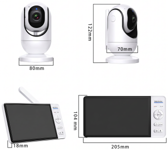 Купить CARCAM Wireless Baby Monitor PTZ Camera (CCABM780)