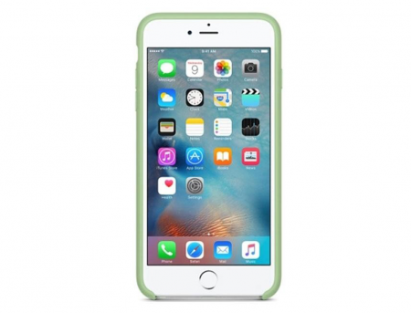 Чехол для iPhone 8 Silicon Case зелёный