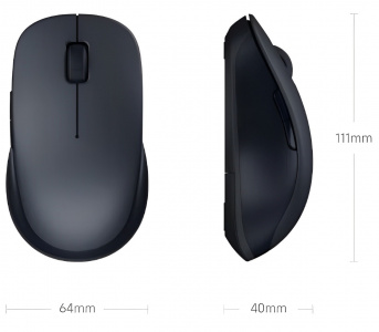 Купить Компьютерная мышь Xiaomi Wireless Bluetooth Dual Mode Mouse 2 (XMSMSB01YM) Black