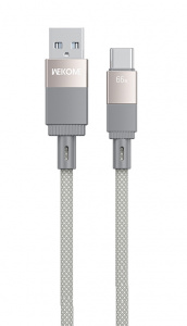 Купить Wekome Magneto Series Magnetic Data Cable USB A to Type-C 1m 66W (WDC-45) Grey