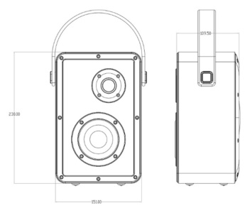 Xiaomi Binnifa Portable Atmosphere Light Bluetooth Audio Single Unit (R12)