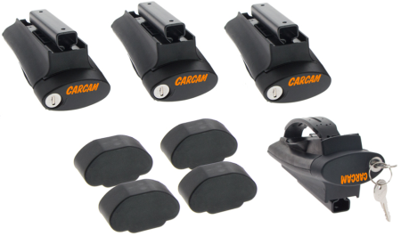 Купить Багажник на рейлинги CARCAM RAIL 8102C+B1 1200 мм