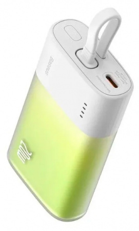 Купить Xiaomi Baseus Pocket Fast Charging Power Bank Type-C 5200 mAh (PPKDC05L) Green